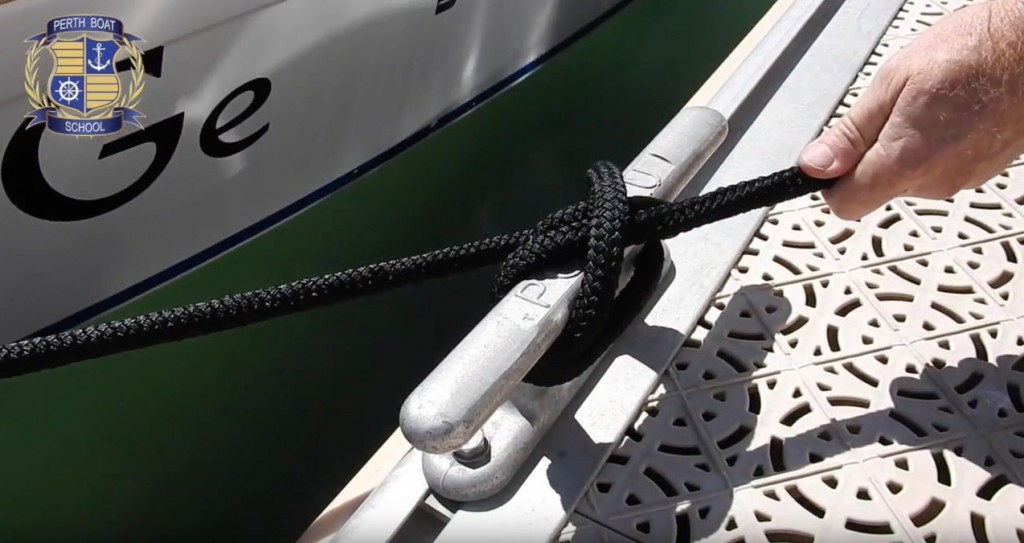 How to Tie a Cleat Hitch Skippers Ticket Edu