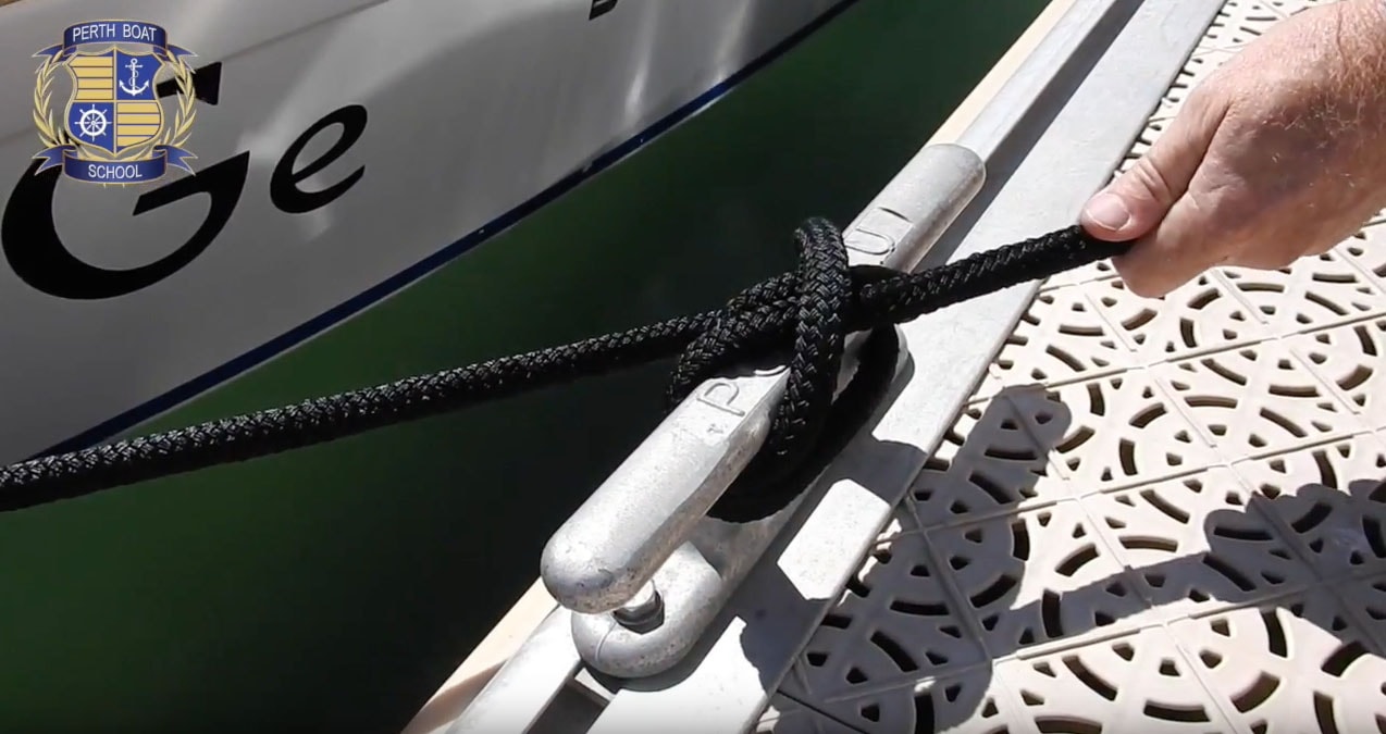 How to Tie a Cleat Hitch Skippers Ticket Edu